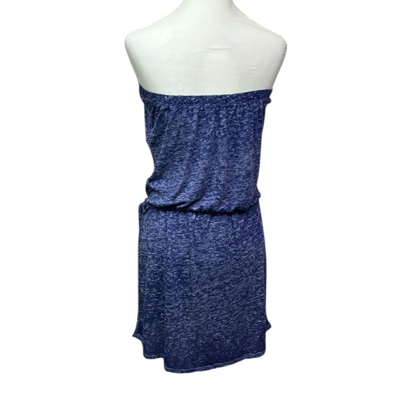 Blue Strapless Swim Coverup Dress - Picture 3 of 6